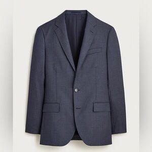 J.CREW Ludlow suit jacket Italian wool blazer 38R grey black